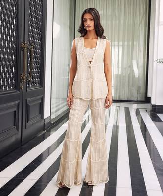 Ivory Esta Pant Suit 1