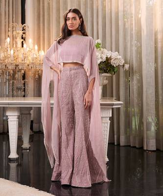 Lilac Pink Ena Pant Suit 1