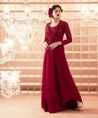 Oxblood Aurora Sharara Set 1
