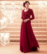 Oxblood Aurora Sharara Set