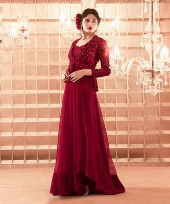 Oxblood Aurora Sharara Set 2