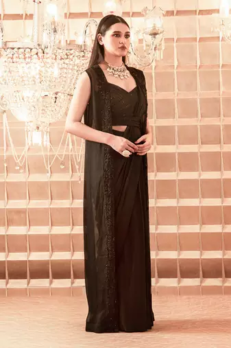 Black Masoom Saree