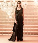 Black Anna Saree