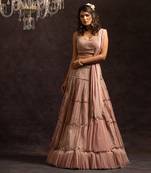 Rose Pink Amelia Lehenga Set