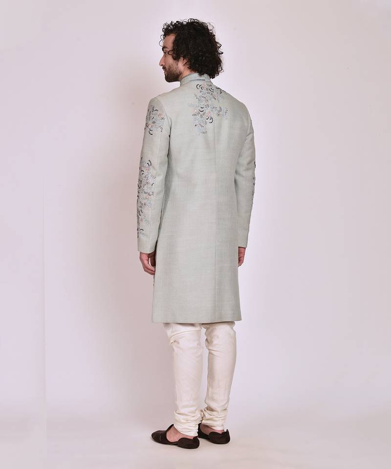 Ice Blue Sherwani
