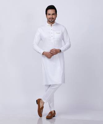 Yellow Embroidered Sherwani Set 7