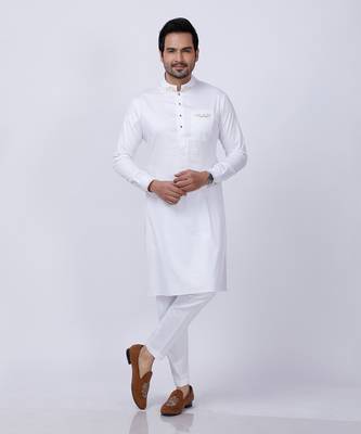 Velveteen Pista Embroidered Sherwani Set 10