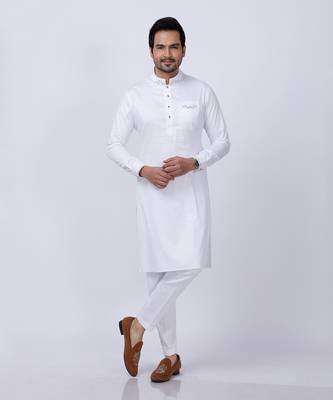 Powder Blue Embroidered Bandgala Set 5