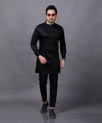 Green Embroidered Bandgala Set 2