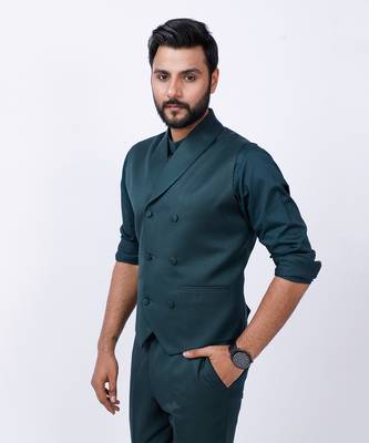 Green Jacket Shirt Pant Set 6
