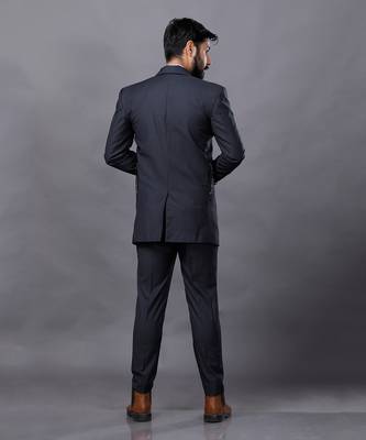 Grey Embroidered Tuxedo Set 3