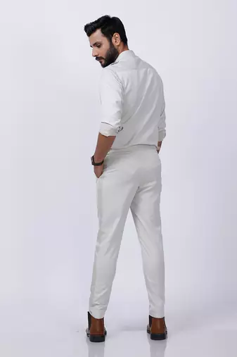 Beige AJ Style Shirt Pant Set