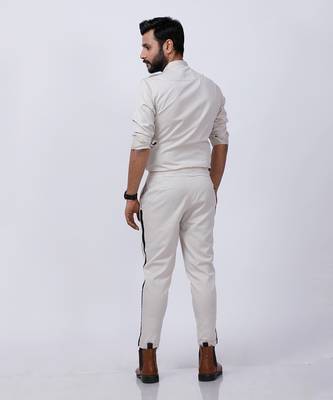 Ivory Black AJ Style Shirt Pant Set 3
