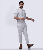 Ivory AJ Style Shirt Pant Set