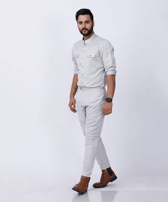 Ivory AJ Style Shirt Pant Set 2