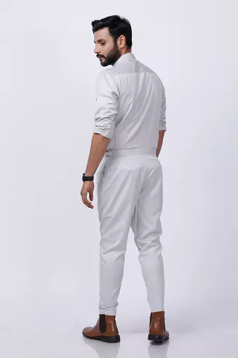 Ivory AJ Style Shirt Pant Set