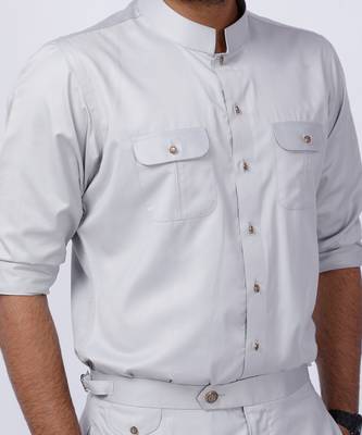 Ivory AJ Style Shirt Pant Set 5