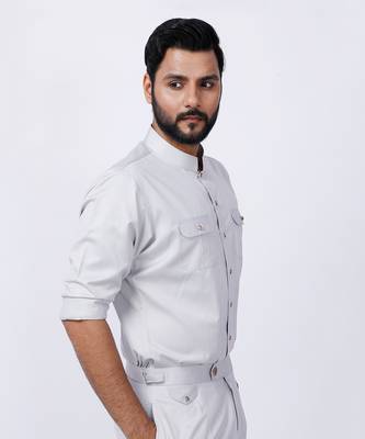 Ivory AJ Style Shirt Pant Set 6
