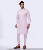 Pink Embroidered Kurta set