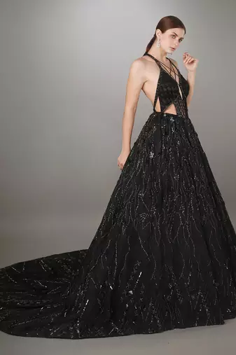 Black Ball Gown