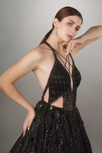 Black Ball Gown