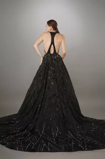 Black Ball Gown