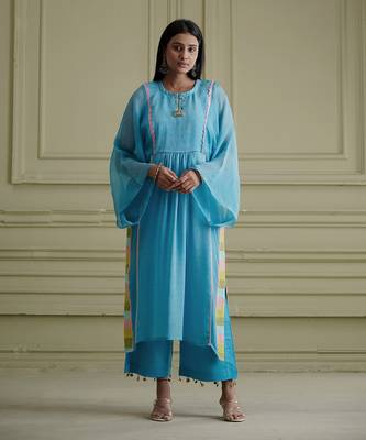 Aakar Blue Kurta Set 1