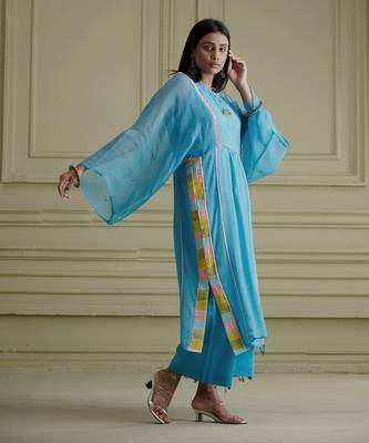 Aakar Blue Kurta Set 2