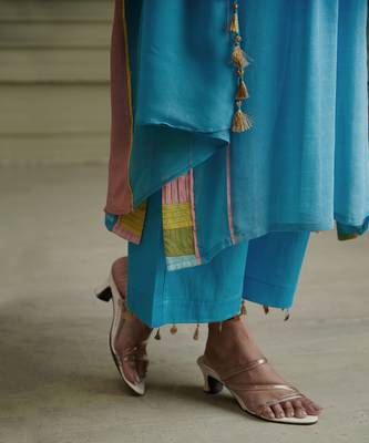 Aakar Blue Kurta Set 6
