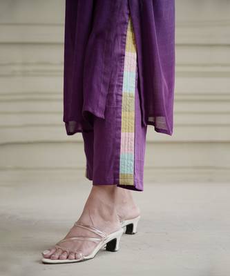 Aakar Purple Kaftan Set 6