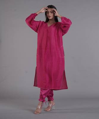 Asal Hot Pink Kurta Set 2