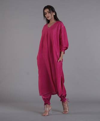Asal Hot Pink Kurta Set 3