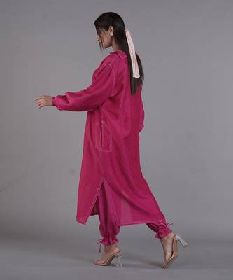 Asal Hot Pink Kurta Set 4