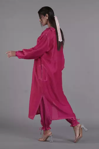 Asal Hot Pink Kurta Set