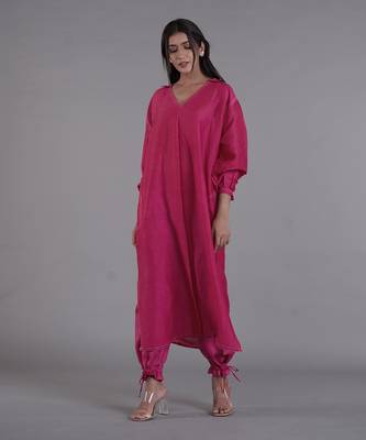 Asal Hot Pink Kurta Set 5