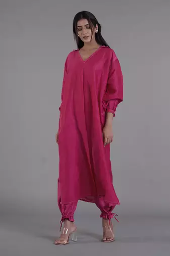 Asal Hot Pink Kurta Set
