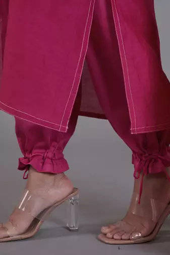 Asal Hot Pink Kurta Set