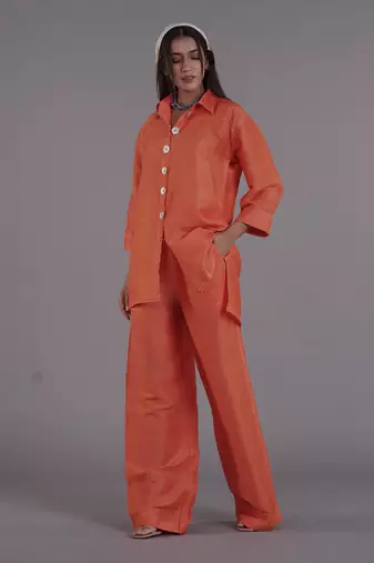 Asal Orange Coord Set