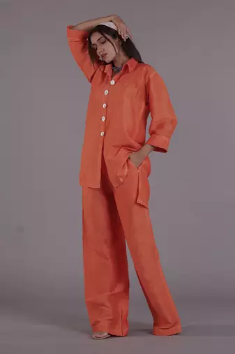 Asal Orange Coord Set