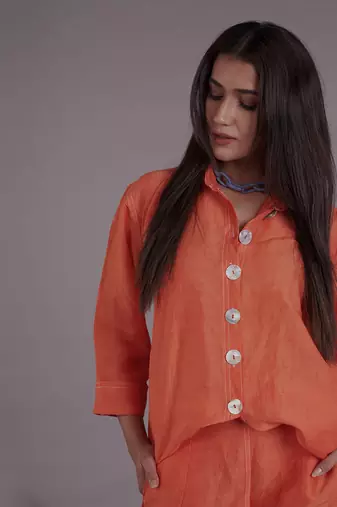 Asal Orange Coord Set