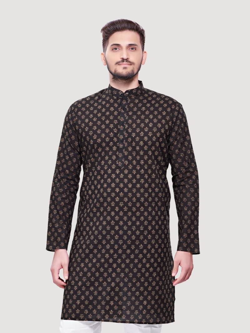 Men's Jaypurprint Cotton Kurta