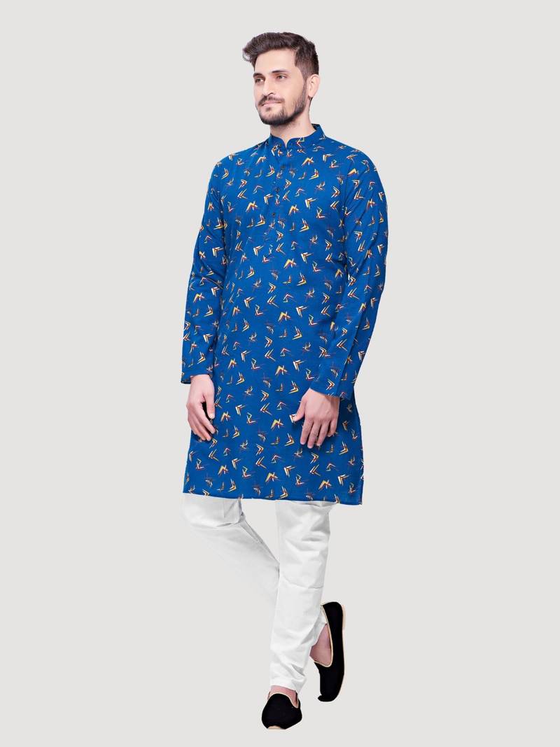 Men's Jaypurprint Cotton Kurta