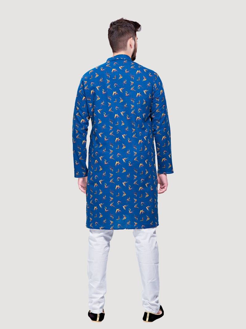Men's Jaypurprint Cotton Kurta