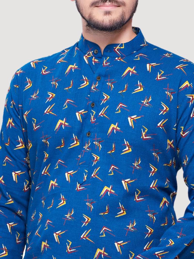 Men's Jaypurprint Cotton Kurta
