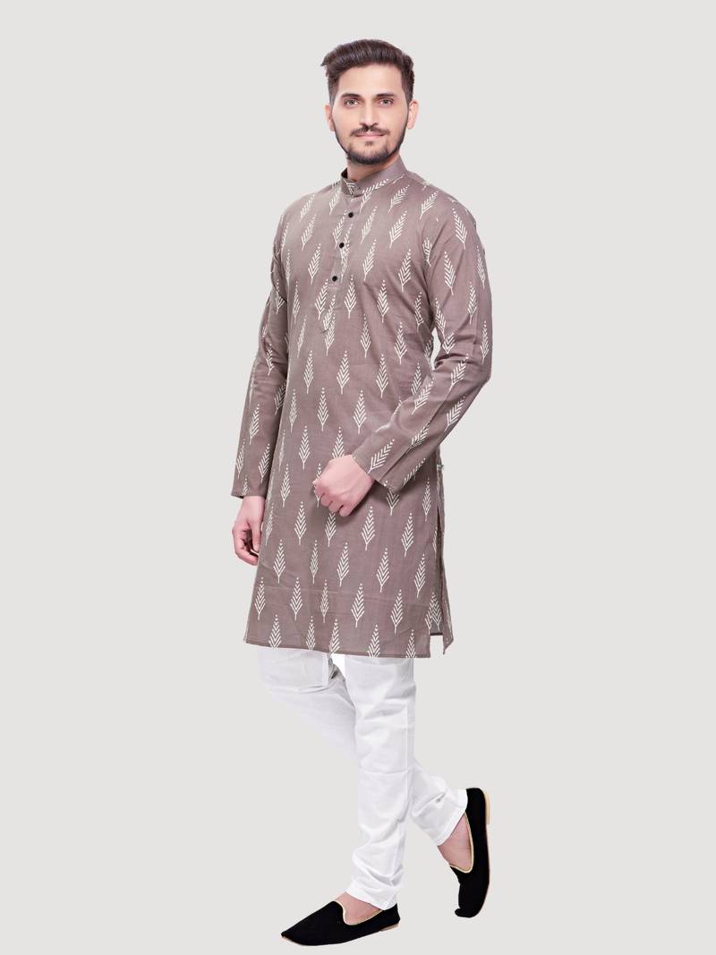 Men's Jaypurprint Cotton Kurta