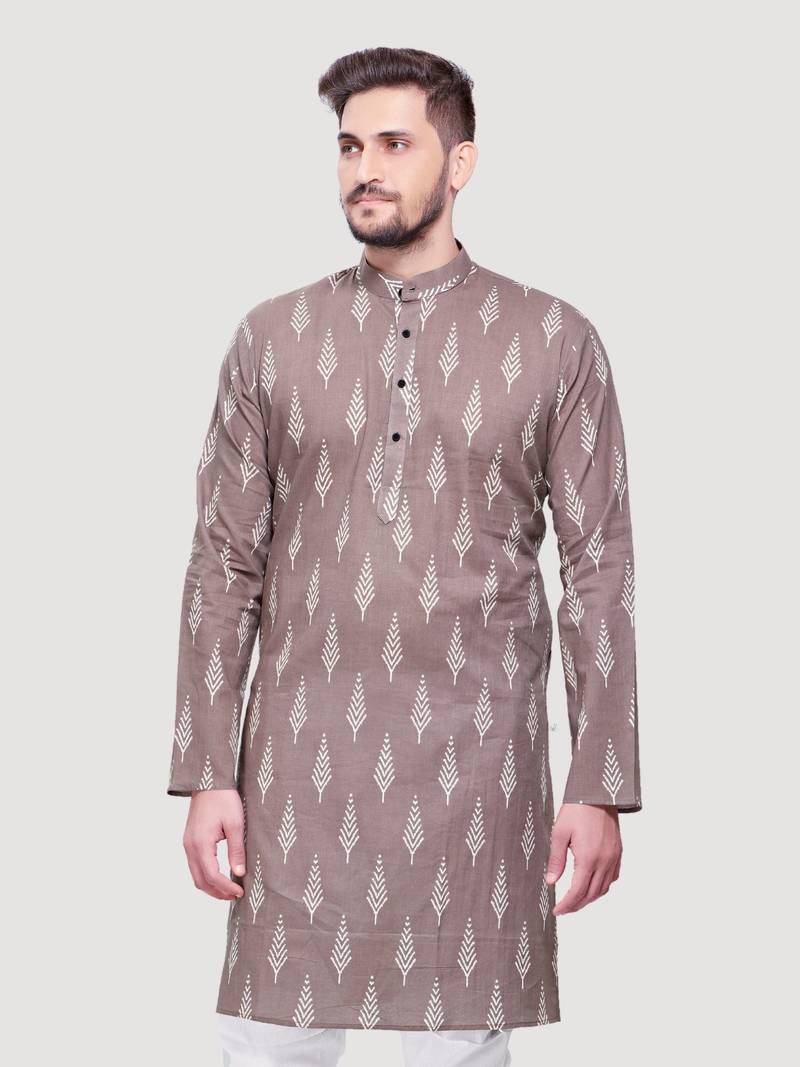 Men's Jaypurprint Cotton Kurta