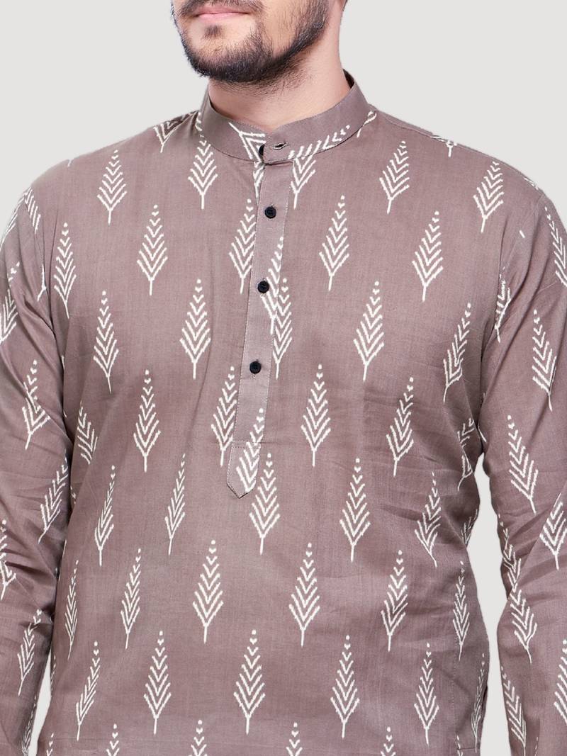 Men's Jaypurprint Cotton Kurta