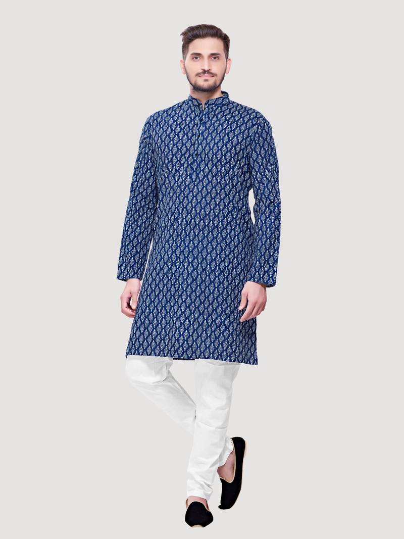 Men's Jaypurprint Cotton Kurta