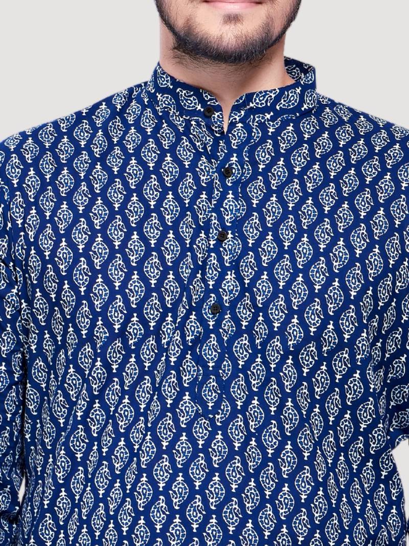 Men's Jaypurprint Cotton Kurta