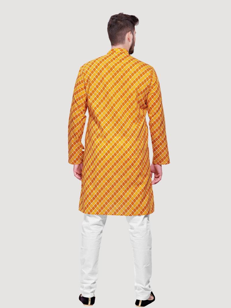 Men's Jaypurprint Cotton Kurta